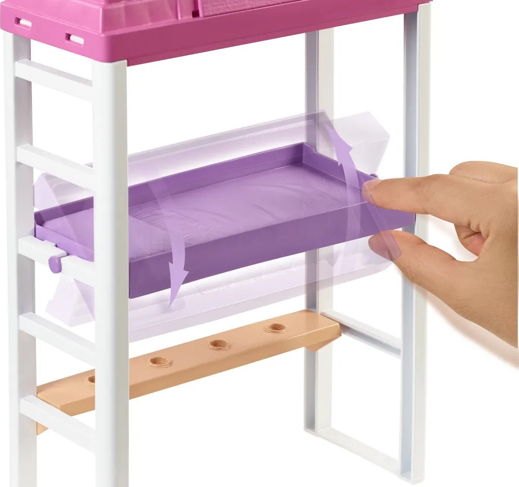 MATTEL Barbie Deluxe-Set Möbel Hochbett/Tisch Und Puppe 3 MATTEL Barbie Deluxe-Set Möbel Hochbett/Tisch Und Puppe – Bild 3