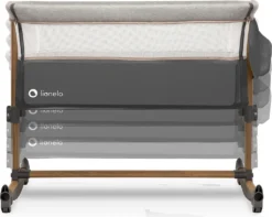 Lionelo Leonie 3in1 Kinderbett Babybett Beistellbett Wiege Zustellbett Matratze Grau -Babyfreude Deutschland Verkaufs-Shop 4a27f93b73e72b7a8b4a8f51d89899b6