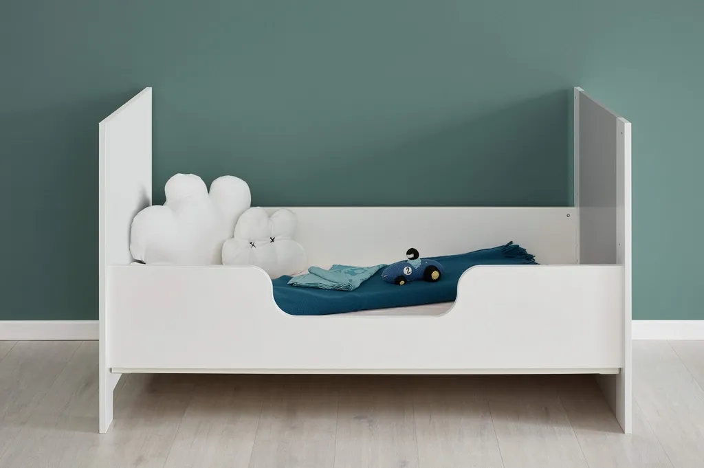 Trendteam Babyzimmer 4-teilige Kombination Pia Weiß Melamin/Lichtgrau Melamin 18 Trendteam Babyzimmer 4-teilige Kombination Pia Weiß Melamin/Lichtgrau Melamin – Bild 18