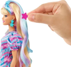Barbie Totally Hair Puppe (blond/bunte Haare) Inkl. Styling-Zubehör -Babyfreude Deutschland Verkaufs-Shop 5025b020df2e3b0f57b0f12458c06df9