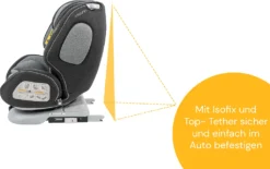 Osann Baby- Und Kindersitz ONE360° Universe Grey Mit ISOFIX -Babyfreude Deutschland Verkaufs-Shop 512be22d0244dd3473a469c975410a36