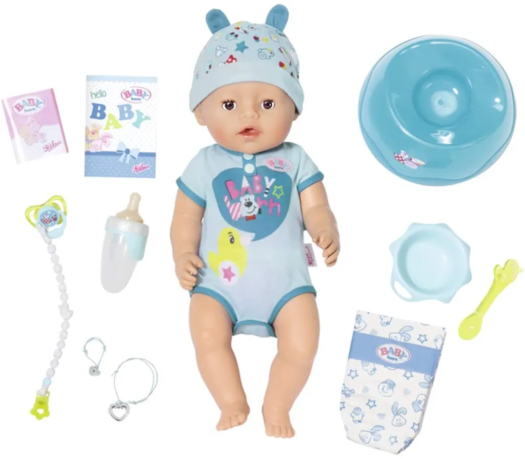 Zapf Creation Zapf 826072 - BABY Born - Soft Touch - Puppe Mit Zubehör, 43 Cm, Boy 1 Zapf Creation Zapf 826072 - BABY Born - Soft Touch - Puppe Mit Zubehör, 43 Cm, Boy