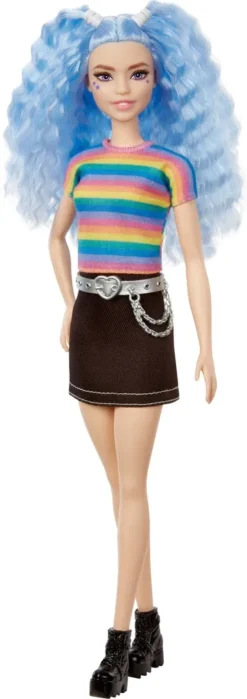 Barbie Fashionistas Puppe (blaue Haare) Im Regenbogen-Shirt Und Rock 13 Barbie Fashionistas Puppe (blaue Haare) Im Regenbogen-Shirt Und Rock -Babyfreude Deutschland Verkaufs-Shop 59dc1670bf7779f11c1850b4dce2b2f4