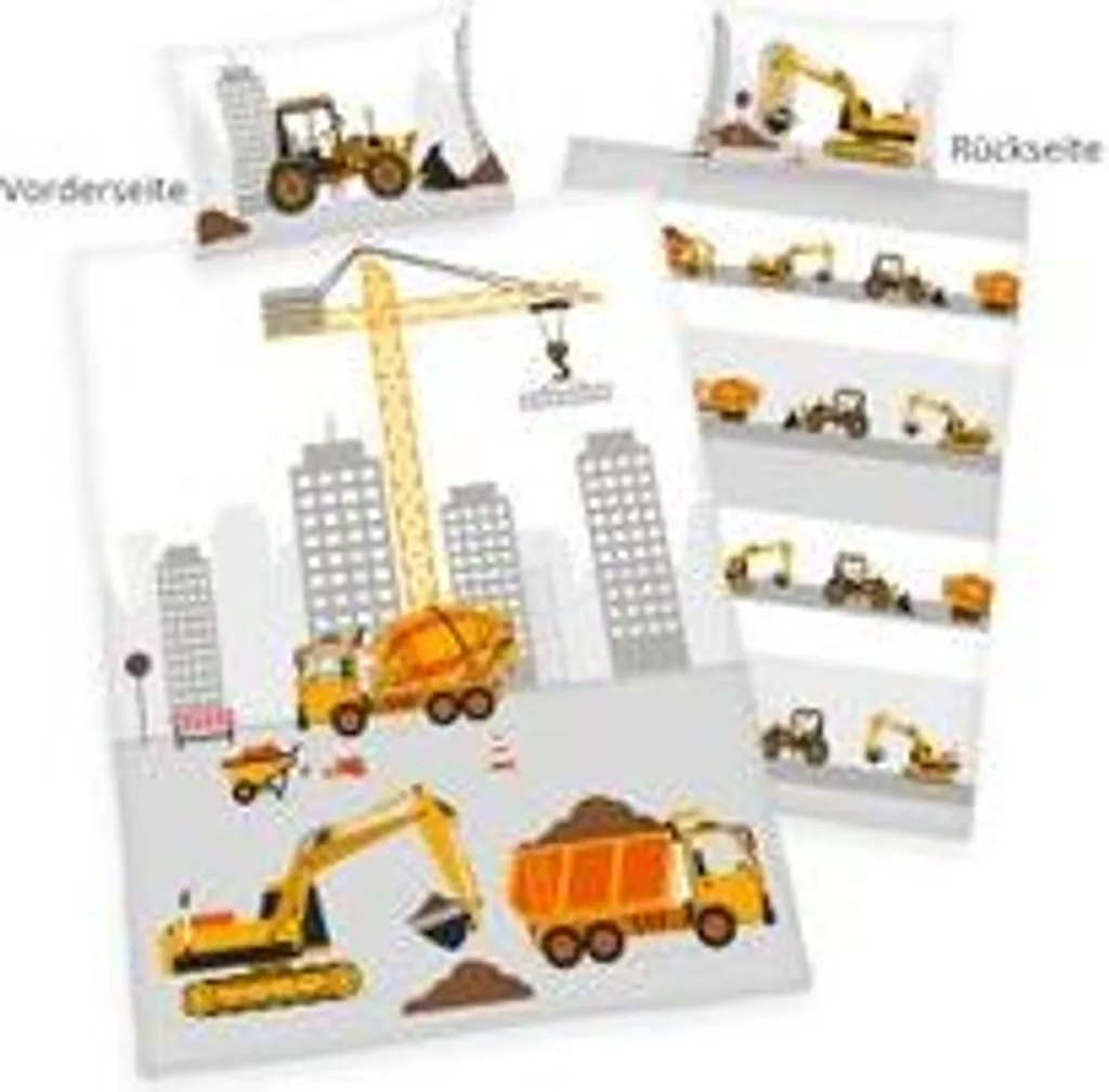 Jana Bettwäsche 100 X 135/40 X 60 Cm, Baustelle 3 Jana Bettwäsche 100 X 135/40 X 60 Cm, Baustelle – Bild 3