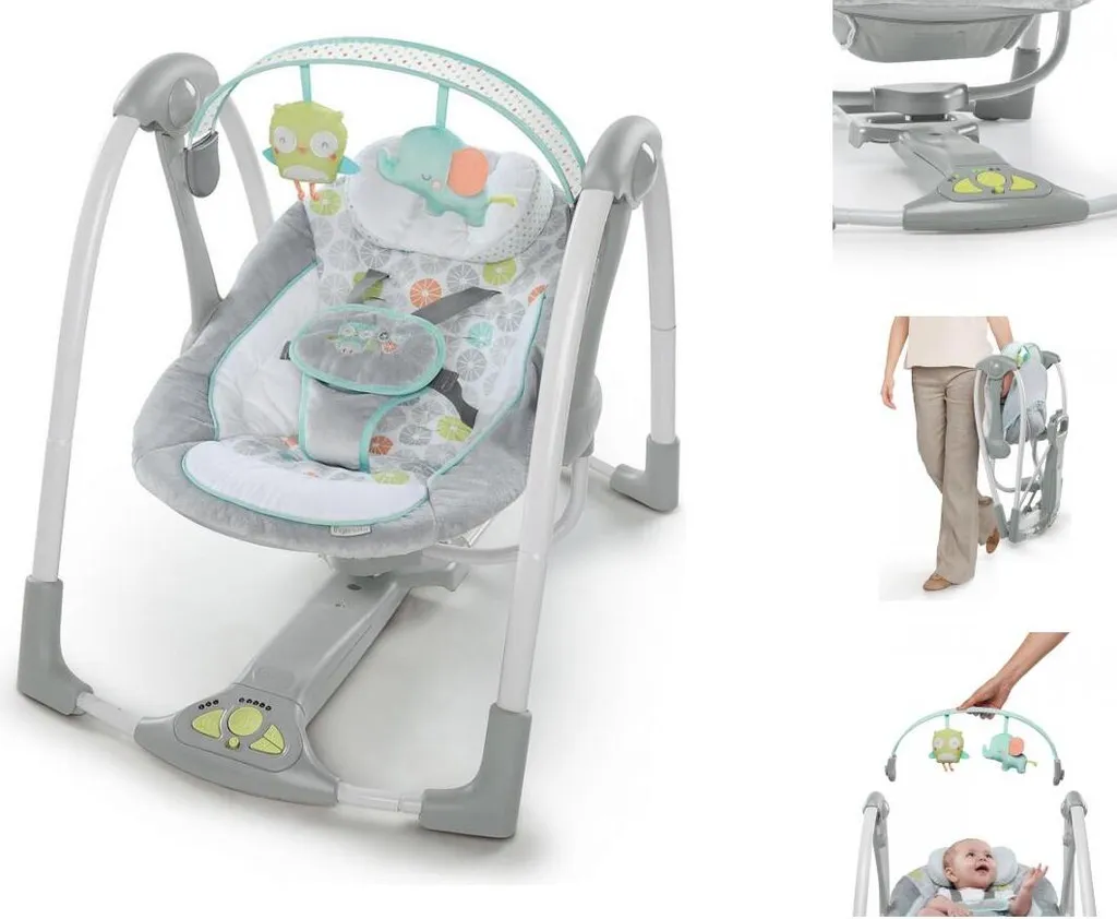 Ingenuity Swing ’n Go Portable Swing™ – Hugs & Hoots™ Schaukel; 10247 19 Ingenuity Swing ’n Go Portable Swing™ – Hugs & Hoots™ Schaukel; 10247 – Bild 19