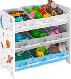 SONGMICS Kinderregal Kinderzimmerregal Bücherregal Für Kinder Spielzeugablage Mit 9 Boxen Aus Fleece 62,5 X 29,5 X 60 Cm Spielzeug-Organizer Weiß GKR33WT 14 SONGMICS Kinderregal Kinderzimmerregal Bücherregal Für Kinder Spielzeugablage Mit 9 Boxen Aus Fleece 62,5 X 29,5 X 60 Cm Spielzeug-Organizer Weiß GKR33WT -Babyfreude Deutschland Verkaufs-Shop 60c4b2692d5d65230b0172c4ee8be48c