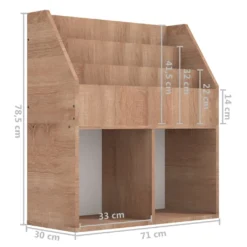 VidaXL Kinder-Bücherregal Sonoma-Eiche 71x30x78,5 Cm Holzwerkstoff 13 VidaXL Kinder-Bücherregal Sonoma-Eiche 71x30x78,5 Cm Holzwerkstoff -Babyfreude Deutschland Verkaufs-Shop 614c61568118c7593033cff47c0743a0