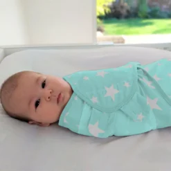 Lilly And Ben® Pucksack | S/M: 0-3 MONATE | Weitere Größen Verfügbar| 2er Set | Baumwoll-Puckdecke I Baby Mühelos Pucken | Atmungsaktives Pucktuch Mit Weichen & Verstellbaren Klettverschlüssen | Türkis Blau Für Jungen -Babyfreude Deutschland Verkaufs-Shop 62923d326cb2de3f378d940567995c84