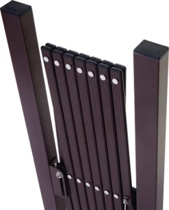 Absperrgitter HWC-B34, Scherengitter Rankhilfe Tierschutzgitter Ausziehbar, Alu Braun Höhe 103cm, Breite 35-300cm -Babyfreude Deutschland Verkaufs-Shop 629cf35f971b7c905372bae5a7ecec70
