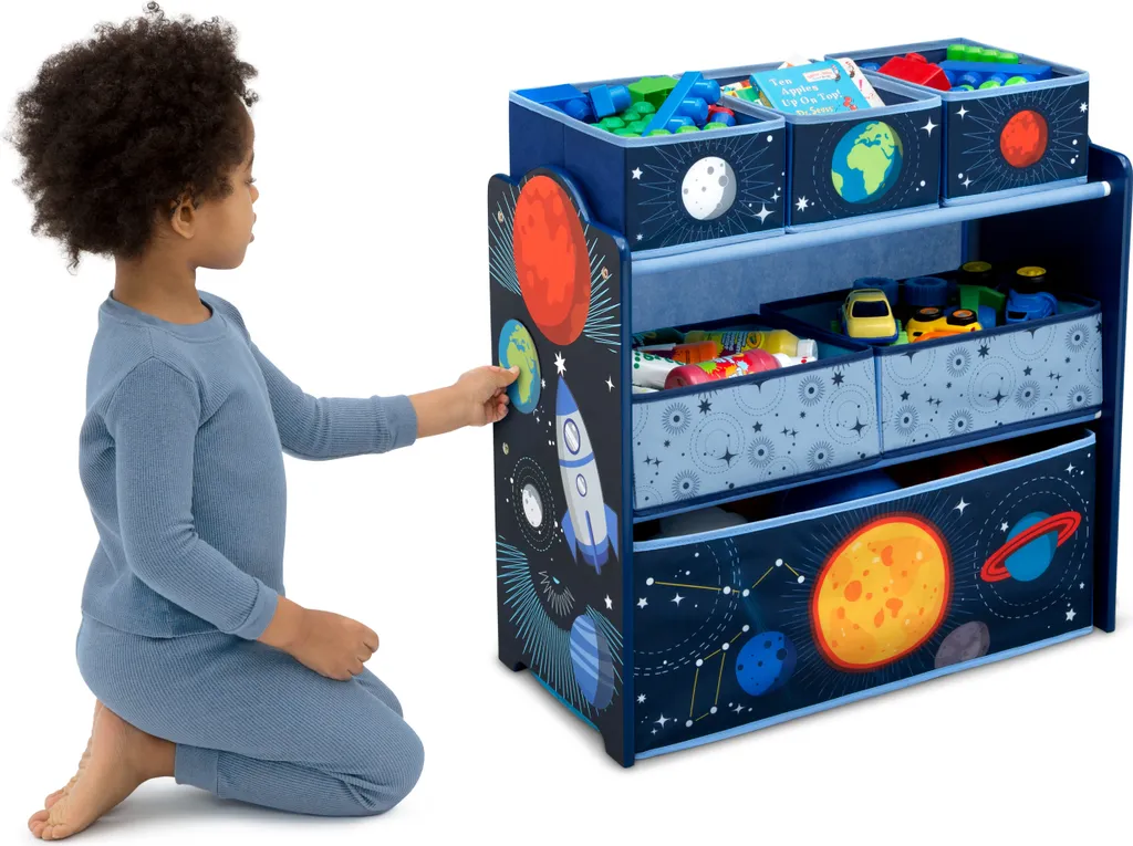 Delta Children Kinderzimmer Abentuer-Spielzeugschrank Mit Nylonfächern 2 Delta Children Kinderzimmer Abentuer-Spielzeugschrank Mit Nylonfächern – Bild 2