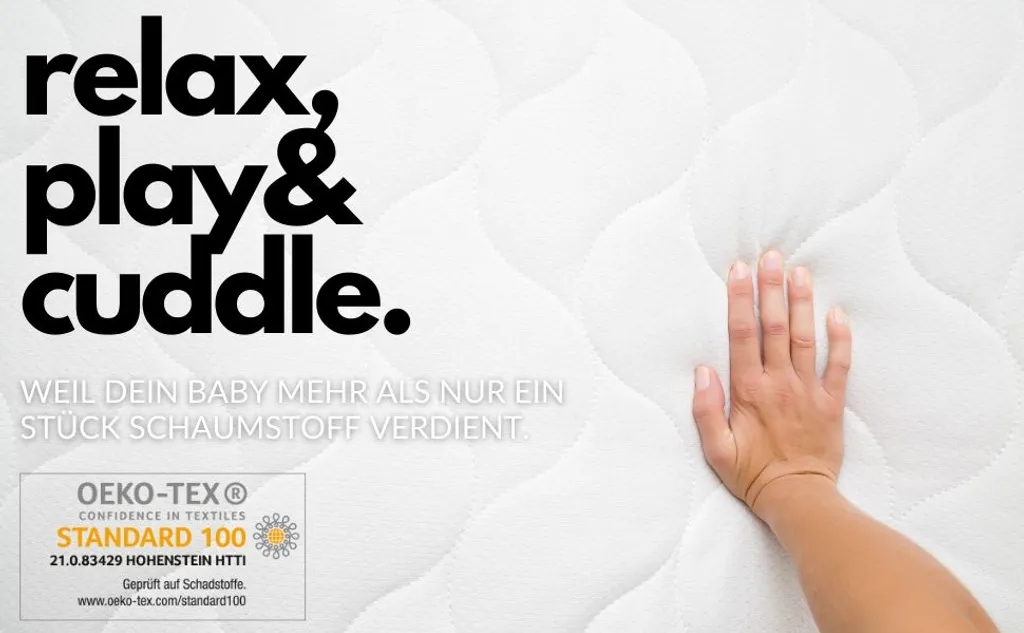 Sämann® Laufgittermatratze CLOUD Basic 90x40 Cm 2 Sämann® Laufgittermatratze CLOUD Basic 90x40 Cm – Bild 2