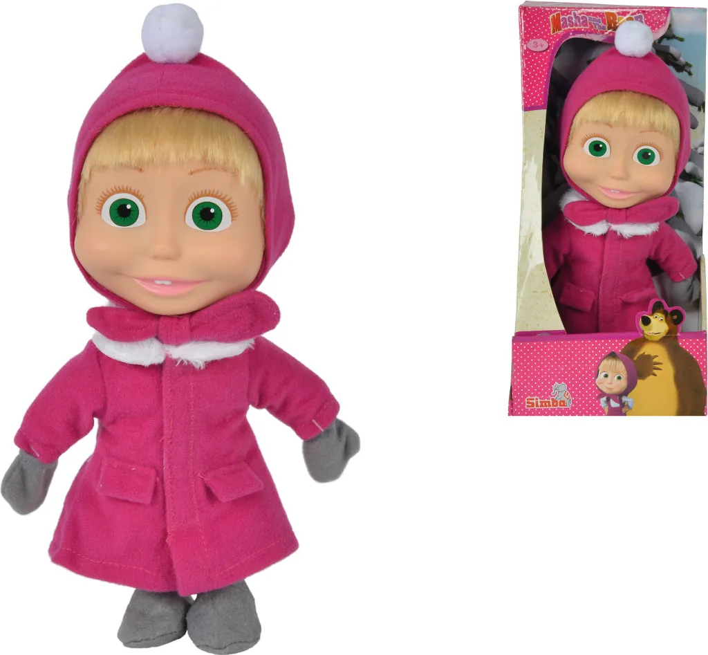 Simba Masha Weichpuppe "Winter", 23cm 5 Simba Masha Weichpuppe "Winter", 23cm – Bild 5