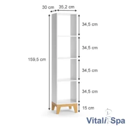 VitaliSpa Kinderregal Hochregal Würfelregal Malia Weiß Eiche Modern 35x160 Cm Kinderzimmer Regal Kindermöbel Ablage Fach Spielzeugaufbewahrung Spielzeugablage Kinderkleidung 10 VitaliSpa Kinderregal Hochregal Würfelregal Malia Weiß Eiche Modern 35x160 Cm Kinderzimmer Regal Kindermöbel Ablage Fach Spielzeugaufbewahrung Spielzeugablage Kinderkleidung -Babyfreude Deutschland Verkaufs-Shop 6d14178ad97726281ca8b7c50bf7d5d5