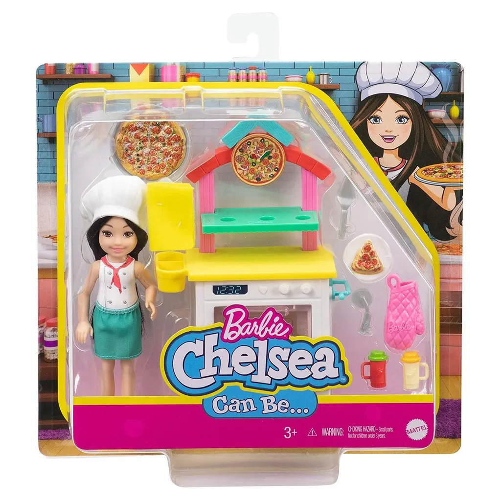 Barbie Chelsea Bäckerin-Spielset Mit Puppe Und Zubehör 7 Barbie Chelsea Bäckerin-Spielset Mit Puppe Und Zubehör – Bild 7