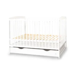 Alcube® Mitwachsendes Babybett 60 X 120 Cm Mit Schublade Gitterbett 120x60 Kiefernholz Zum Kinderbett Umbaubar In Weiß -Babyfreude Deutschland Verkaufs-Shop 6fd7a35a29db20ecb6a366b563e0ce3d