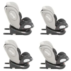 Kikkaboo Kindersitz Felix Isofix Gruppe 0+/1/2/3 (0-36kg) Top Tether SPS Reboard Hellgrau -Babyfreude Deutschland Verkaufs-Shop 7182d633c18076bfa7f429dc189fb4fa