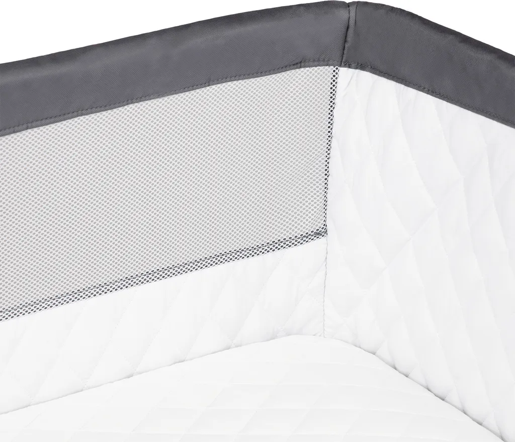 Lionelo Theo 2in1 Reisebett Beistellbett Kinderbett Ab Geburt Bis 9kg Dunkelgrau 6 Lionelo Theo 2in1 Reisebett Beistellbett Kinderbett Ab Geburt Bis 9kg Dunkelgrau – Bild 6