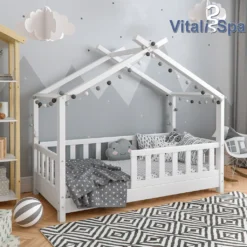 VitaliSpa Kinderbett Design Weiß 148 X 132 X 77 Cm Massivholz -Babyfreude Deutschland Verkaufs-Shop 731c1766ccd491948bb4a5fa43775498