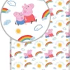 Möbel Spannbettlaken Peppa Pig, 90 X 200 + 25 Cm Bettlaken Bettlaken