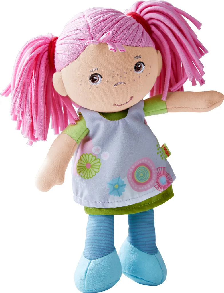 HABA Puppe Beatrice, Stoffpuppe, Kuschelpuppe, Plüschpuppe, Ab 6 Monaten, 20 Cm, 306204 1 HABA Puppe Beatrice, Stoffpuppe, Kuschelpuppe, Plüschpuppe, Ab 6 Monaten, 20 Cm, 306204