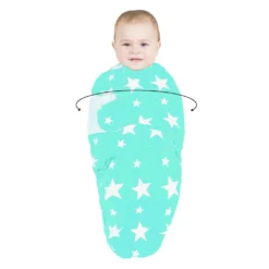 Lilly And Ben® Pucksack | S/M: 0-3 MONATE | Weitere Größen Verfügbar| 2er Set | Baumwoll-Puckdecke I Baby Mühelos Pucken | Atmungsaktives Pucktuch Mit Weichen & Verstellbaren Klettverschlüssen | Türkis Blau Für Jungen -Babyfreude Deutschland Verkaufs-Shop 7ca122280dee66dcd5298b19d03bf00f