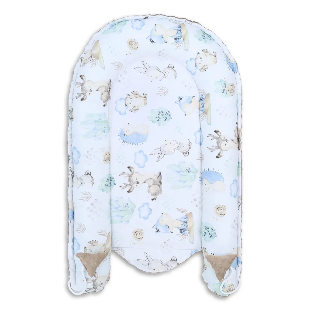 Warmes Nestchen Baby 90x50 Cm - Kuschelnest Neugeborene Nestchen Winter / Herbst Kokon Babynest Igel Khaki 2 Warmes Nestchen Baby 90x50 Cm - Kuschelnest Neugeborene Nestchen Winter / Herbst Kokon Babynest Igel Khaki – Bild 2