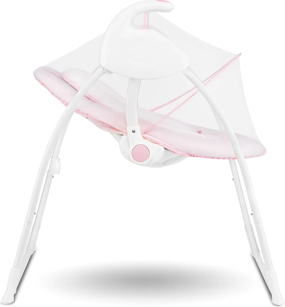 Lionelo Robin Baby Wippe Babyschaukel Elektrisch Mit Liegefunktion Von 0 Bis 9 Kg Moskitonetz Melodien Spieluhr Rosa 6 Lionelo Robin Baby Wippe Babyschaukel Elektrisch Mit Liegefunktion Von 0 Bis 9 Kg Moskitonetz Melodien Spieluhr Rosa – Bild 6