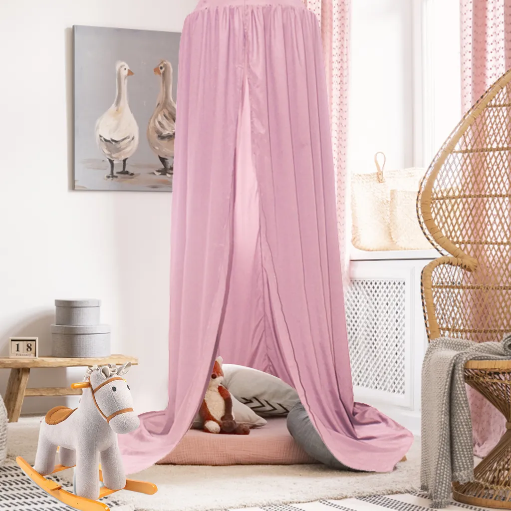 EINFEBEN Chiffon Baldachin Betthimmel Babybett, Rosa Maedchen Babys Kinder Haengende Moskitonetz Insektennetz, Fuer Kinderzimmer Schlafzimmer Spielzimmer Dekoration Spielzelte Lesen Zeit Saumlaenge 270cm 1 EINFEBEN Chiffon Baldachin Betthimmel Babybett, Rosa Maedchen Babys Kinder Haengende Moskitonetz Insektennetz, Fuer Kinderzimmer Schlafzimmer Spielzimmer Dekoration Spielzelte Lesen Zeit Saumlaenge 270cm