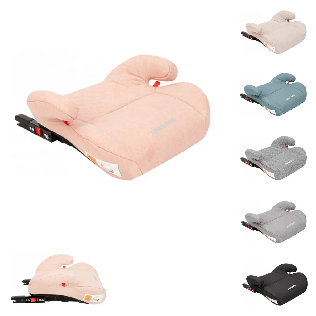 Kikkaboo Kindersitz Sitzerhöhung Booster Groovy Isofix Gruppe 2/3 (15-36 Kg) Pink 1 Kikkaboo Kindersitz Sitzerhöhung Booster Groovy Isofix Gruppe 2/3 (15-36 Kg) Pink
