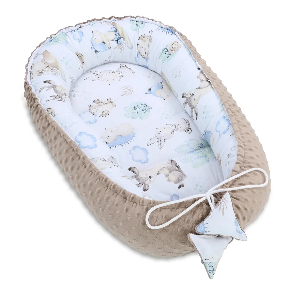 Warmes Nestchen Baby 90x50 Cm - Kuschelnest Neugeborene Nestchen Winter / Herbst Kokon Babynest Igel Khaki 1 Warmes Nestchen Baby 90x50 Cm - Kuschelnest Neugeborene Nestchen Winter / Herbst Kokon Babynest Igel Khaki