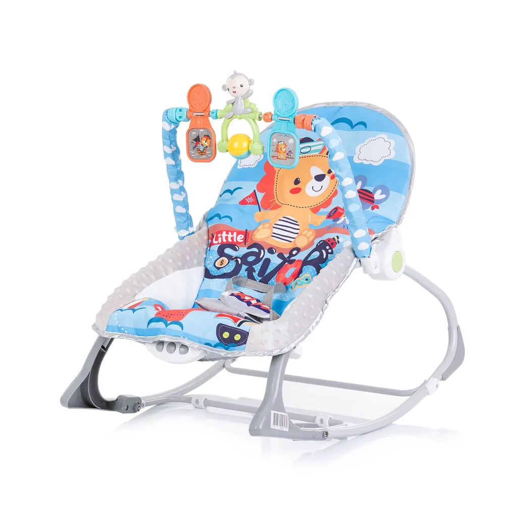 Chipolino Babywippe Baby Spa 2 In 1 Elektrisch Stuhl Schaukelfunktion Spielbogen Blau 3 Chipolino Babywippe Baby Spa 2 In 1 Elektrisch Stuhl Schaukelfunktion Spielbogen Blau – Bild 3