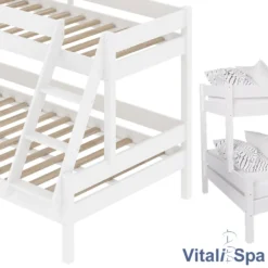 VitaliSpa Etagenbett Everest Weiß 207 X 131 X 138,9 Cm Massivholz -Babyfreude Deutschland Verkaufs-Shop 85c89fc7f5e055281c6e1ea923d18fc1