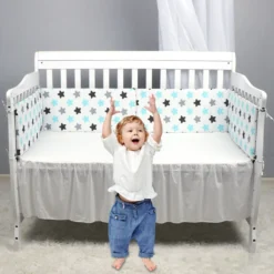 Baby Bettumrandung Nestchen Babybett Umrandungen Bettnestchen Kopfschutz Für Kinderbett Beistellbett Gitterbett 130x30 Cm (Weiß) 15 Baby Bettumrandung Nestchen Babybett Umrandungen Bettnestchen Kopfschutz Für Kinderbett Beistellbett Gitterbett 130x30 Cm (Weiß) -Babyfreude Deutschland Verkaufs-Shop 86bcbe43478366f9a6e18b3fd5b6bd06
