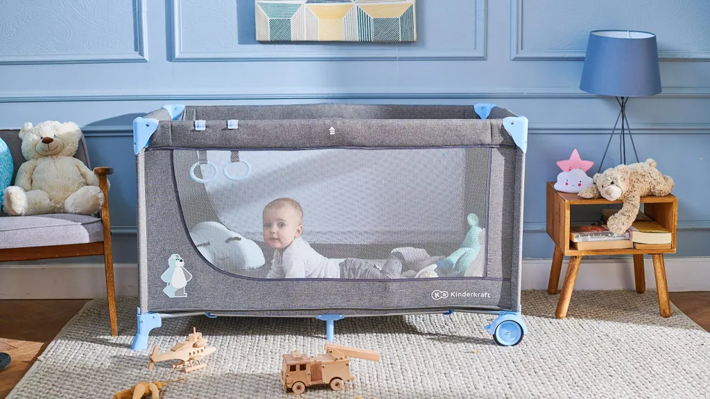 JOY-Reisebett Von Kinderkraft Blau 12 JOY-Reisebett Von Kinderkraft Blau – Bild 12