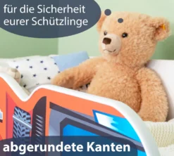 Alcube® Autobett 70x140 Cm LKW Feuerwehr Mit Matratze Und Lattenrost Kinderbett 70x140 TRUCK Spielbett Massivholzbett Rot -Babyfreude Deutschland Verkaufs-Shop 871d1620b68dd6b6659a8beef4702e34