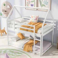 Merax Etagenbett 90x200 Cm Kinderbett Mit Leiter, 2 Einzelbetten Hochbett Für Kinder, Kiefernholzbett, Weiß -Babyfreude Deutschland Verkaufs-Shop 88f1b9b374688b4f790c6ed92a7fd52b