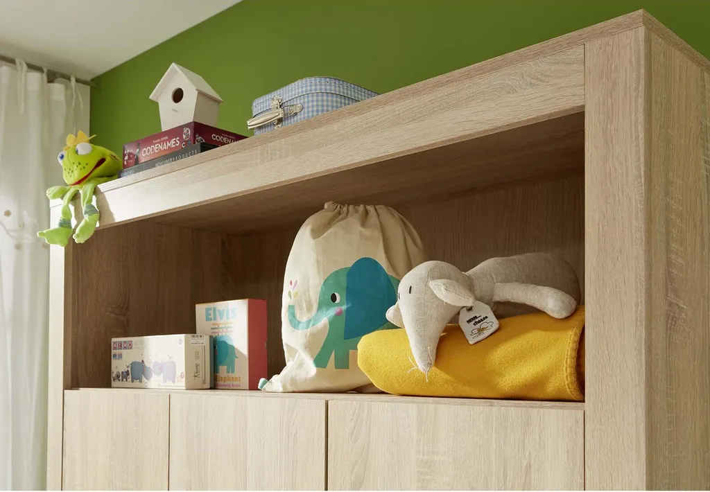 Trendteam Babyzimmer 3-teilige Kombination Olivia/Julie Eiche Sägerau Hell Melamin/Eiche Sägerau Hell Melamin 4 Trendteam Babyzimmer 3-teilige Kombination Olivia/Julie Eiche Sägerau Hell Melamin/Eiche Sägerau Hell Melamin – Bild 4