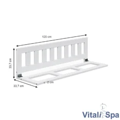 VITALISPA Rausfallschutz Für Kinderbett Bettschutzgitter Bettgitter 120cm Holz -Babyfreude Deutschland Verkaufs-Shop 8ab402b65dcbc518d9a11089a63cc8c3
