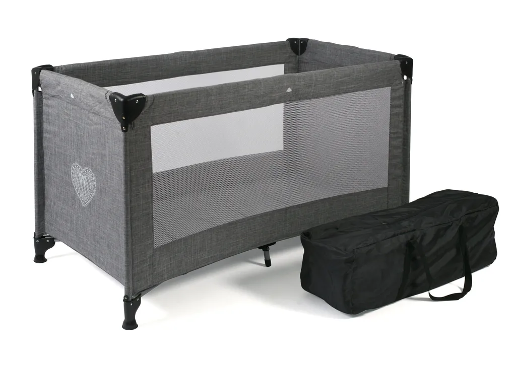 Reisebett Basic, Jeans Grau 1 Reisebett Basic, Jeans Grau