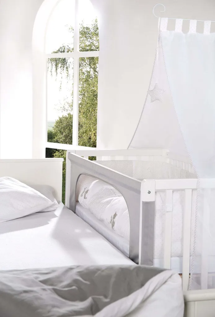 Roba Roombed 'Fox & Bunny' Babybett 60x120 Cm, Beistellbett Zum Elternbett Mit Kompletter Ausstattung 2 Roba Roombed 'Fox & Bunny' Babybett 60x120 Cm, Beistellbett Zum Elternbett Mit Kompletter Ausstattung – Bild 2