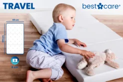 BestCare Reisebettmatratze Klappmatratze Babybett Faltbare Schaumstoffmatratze 60x120 X8cm Matratze Klappbare Matratze Kein Laken Mehr Notwendig Aloe Vera Bezug Atmungsaktiv Mit Lüftungskanälen -Babyfreude Deutschland Verkaufs-Shop 8c00a9858a35bbcd6269e8ea3283be41