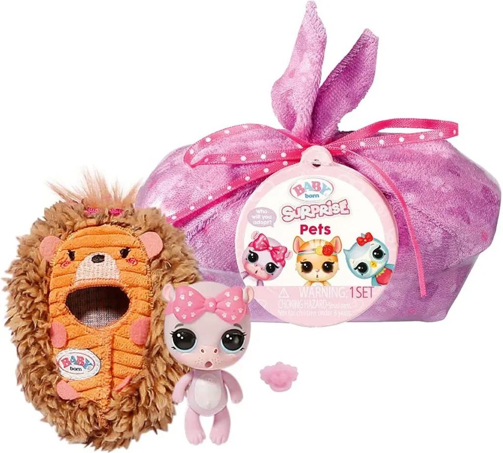 Zapf Creation 904466 BABY Born Surprise Pets 3 - Kleine Tiere, Mit Kokon, Anhänger, Schnuller, Geburtszertifikat, Mit Farbwechsel-Überraschung, Charakter Nicht Frei Wählbar, 1 Stück 6 Zapf Creation 904466 BABY Born Surprise Pets 3 - Kleine Tiere, Mit Kokon, Anhänger, Schnuller, Geburtszertifikat, Mit Farbwechsel-Überraschung, Charakter Nicht Frei Wählbar, 1 Stück – Bild 6