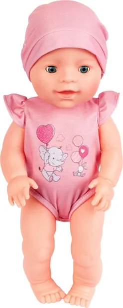 Kidland Kinder Babypuppe Rosa - 9-teilig - Höhe: Ca. 40 Cm; 403705