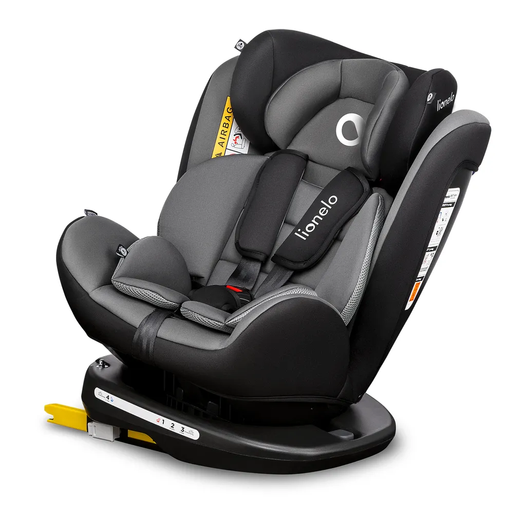 Lionelo Bastiaan Kindersitz 0-36 Kg ISOFIX 360° Autokindersitze Kinderautositze Gray-Schwarz 6 Lionelo Bastiaan Kindersitz 0-36 Kg ISOFIX 360° Autokindersitze Kinderautositze Gray-Schwarz – Bild 6
