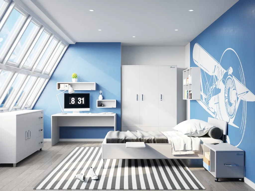 Miami Kombi-Kinderbett 70x140cm, 3x Höhenverstellbar, Flachstäbe Inkl 3 Schlupfprossen 5 Miami Kombi-Kinderbett 70x140cm, 3x Höhenverstellbar, Flachstäbe Inkl 3 Schlupfprossen – Bild 5