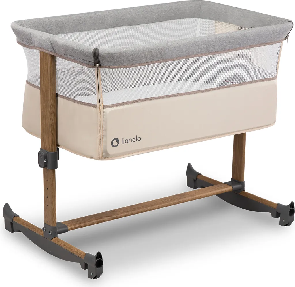 Lionelo Leonie 3in1 Kinderbett Babybett Beistellbett Wiege Zustellbett Matratze Beige 3 Lionelo Leonie 3in1 Kinderbett Babybett Beistellbett Wiege Zustellbett Matratze Beige – Bild 3