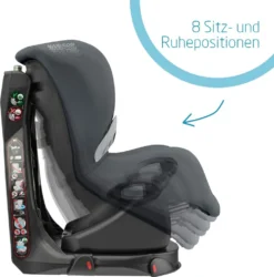 Maxi-Cosi Axiss Kindersitz, 180° Drehbarer Kleinkind Gruppe 1 Autositz (ca. 9-18 Kg) Wächst Mit Dem Kind Und Inkl. 8 Sitzpositionen, Nutzbar Ab Ca. 9 Monate Bis Ca. 4 Jahre, Authentic Graphite, Grau -Babyfreude Deutschland Verkaufs-Shop 9212bb45edf9cd7423592bac9dbb4ac4