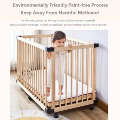 Dripex Baby-Laufstall Aus Holz, 4 Paneele, Spielzaun Für Kleinkinder, Verschiedene Kinder, Sicherheitszentren, Spielhof Für Babybett, Kiefer, 100 X 65 Cm -Babyfreude Deutschland Verkaufs-Shop 935dcdb33a3e0d53a6238c7c4388c4e4