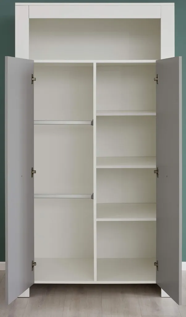 Trendteam Babyzimmer 4-teilige Kombination Pia Weiß Melamin/Lichtgrau Melamin 5 Trendteam Babyzimmer 4-teilige Kombination Pia Weiß Melamin/Lichtgrau Melamin – Bild 5