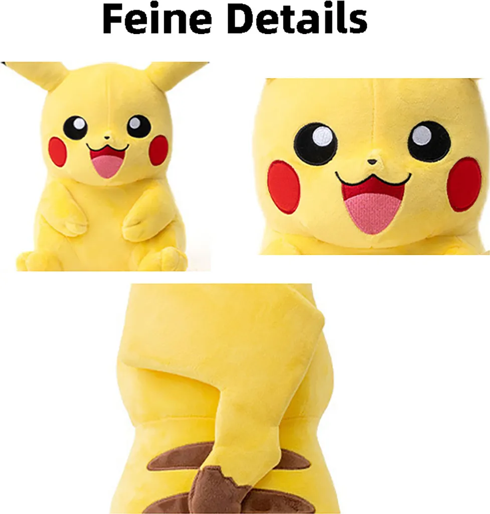 NINTENDO Pokemon Kuscheltiere Kuscheltier XXL Pikachu 25 Cm Pokemon Plüschtier Pokemon Plüsch Offiziell Lizenziertes Pokemon Spielzeug 4 NINTENDO Pokemon Kuscheltiere Kuscheltier XXL Pikachu 25 Cm Pokemon Plüschtier Pokemon Plüsch Offiziell Lizenziertes Pokemon Spielzeug – Bild 4
